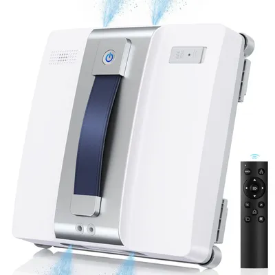 Zdjęcie produktu dla Lubluelu CHYW200: Inteligentny robot do mycia okien, robot do czyszczenia okien z podwójnym systemem rozpylania, moc ssania 9000 Pa, automatyczne czyszczenie, sterowanie zdalne