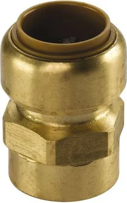 Image de Raccord à emboîter en cuivre Tectite transition filetage femelle 18 mm - 1/2' DVGW