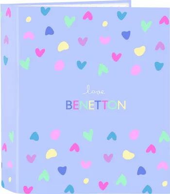 Zdjęcie produktu dla Segregator Benetton fioletowy A4 27 x 33 x 6 cm