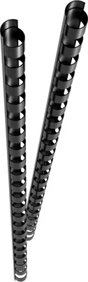 Image de GENIE Spiralbinderücken 6mm schwarz 50 Stk