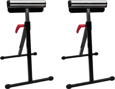 Image de Ensemble de 2 supports réglables de rouleau