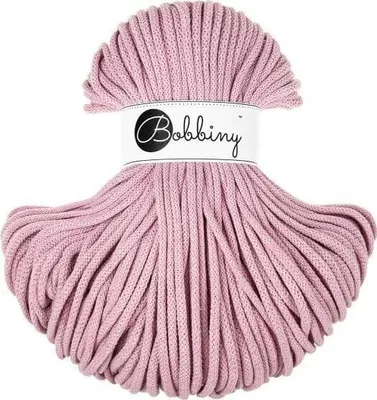 Produktbild von Bobbiny Premium 5 mm 100 m Dusty Rose Schnur