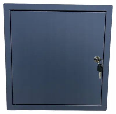 Produktbild von Kimi Revisionstür abschließbar Anthrazit Metall 40x40