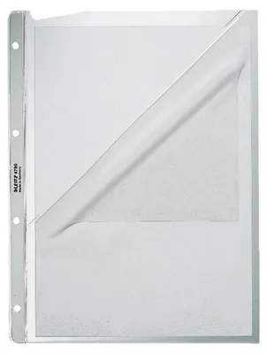 Image de LEITZ Pochette A4 PP grainée 0,13 mm côté perforé Contenu : 10 pièces