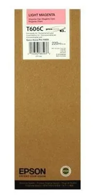 Obrázek produktu pro Epson Inkoustová Light Magenta T606C00 220 ml, Světle purpurová, Inkoust na pigmentové bázi, 220 ml, 1 kusů