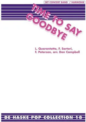 Produktbild von Time to say Goodbye:for concert band
