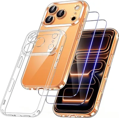 Produktbild von Schutzhülle + 2X Schutzglas für iPhone 17 Pro Max Panzerfolie Display Case Screen Full 9H