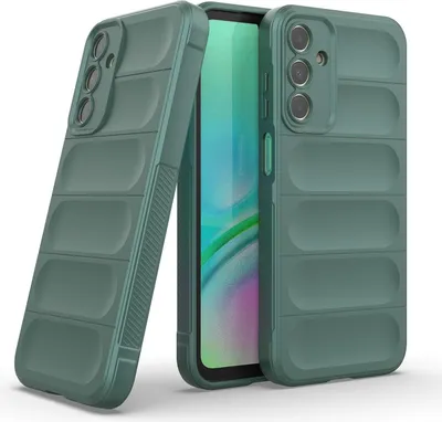 Produktbild von Handy Hülle für Samsung Galaxy A15 / A15 5G Grip Case Cover Schutzhülle Softgrip Farbe: Grün
