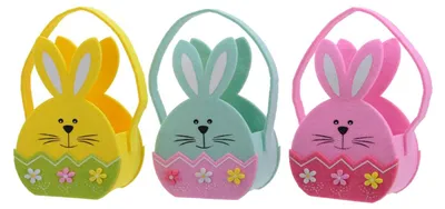 Produktbild von Hase Osterhase Eierkorb Polyester Osternest 3er Set