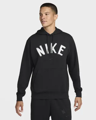 Produktbild von NIKE M NK DF SWOOSH FLEECE PO HOOD Schwarz/Schwarz/Weiß L
