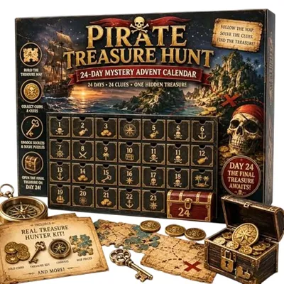 Obrázok produktu pre 24-dňový Mystery Adventure Adventný kalendár pre dospelých 24 Days of Christmas Mystery Adventure C