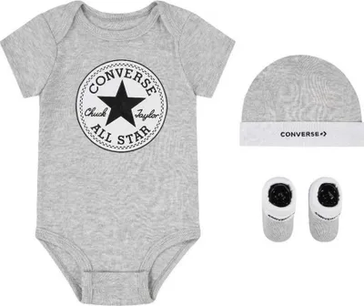 Image de Converse Kids Classic Ctp 3 Units Corps Gris 6-12 Months Gris 6-12 Months