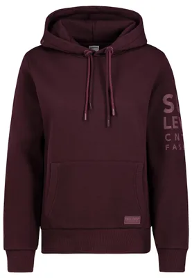 Produktbild von Sublevel Hoodie Kapuzenpullover mit Kängurutasche und Textprint Größe: S
