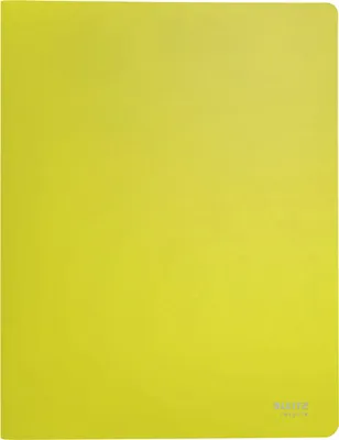 Immagine prodotto di Leitz 4676-00-15 4676 Raccoglitore con buste trasparenti Recycle - A4, 20 buste, PP, giallo