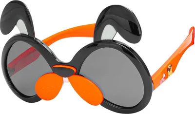 Produktbild von Jungen Mädchen Kinder Sonnen Brille Motiv Welpen Brille 30459 Schwarz-Orange