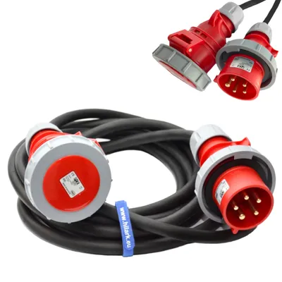 Obrázok produktu pre Hilark Napájací gumový predlžovací kabel H07RNF 5x2,5 16A (50 metrov, černý)