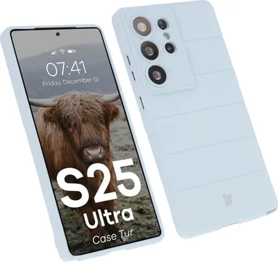 Produktbild von Pancerne etui Bizon Case Tur do Galaxy S25 Ultra, jasnoniebieskie