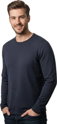 Obrázek produktu pro United Colors of Benetton Bavlněný svetr v námořnické modři pro muže S