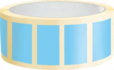 Produktbild von Dreifke® Aufkleber I Organisationsetikett, beschriftbar, hellblau, Haftpapier...