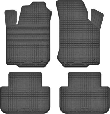 Produktbild von Gummifußmatten 4er Set, universell für: Ford Focus MK1 FL Fließheck, Limousine, Kombi (2001-2004)
