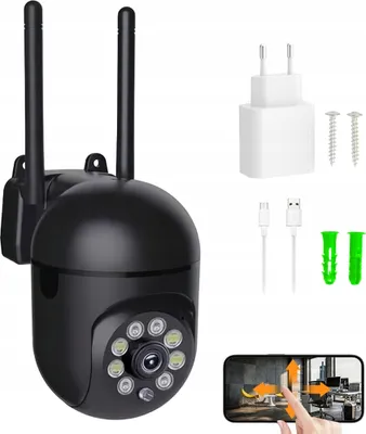 Produktbild von Drehbare Ip Kamera Hd 1080P Wifi 5G Nachtsicht Zweiseitige Audioerkennung