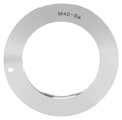 Immagine prodotto di Anello adattatore per obiettivi con filettatura M42, compatibile con obiettivi SA