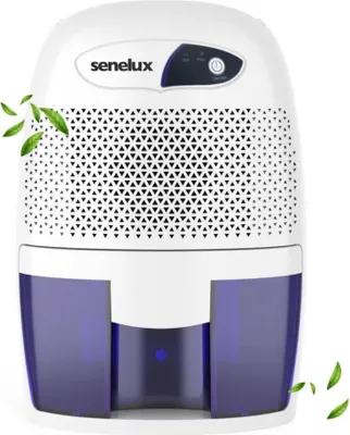 Zdjęcie produktu dla Senelux mini osuszacz powietrza 500 ml, przenośny, cichy, wydajny, idealny do małych pomieszczeń, piwnic i sypialni.