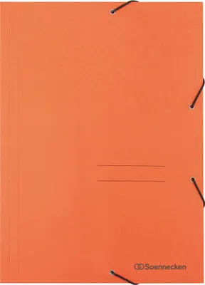 Obrázek produktu pro Soennecken Eckspanner 1475 DIN A4 3Klappen und Gummizug orange