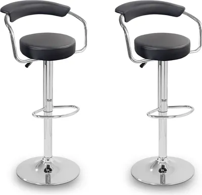 Produktbild von Aga 2x Barhocker MR2037 Schwarz