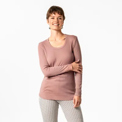 Produktbild von Damen-Schlaf-Shirt „Salisa“ in Dried Rose von Living Crafts