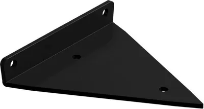 Produktbild von Regalhalterung Regalträger Regalhalter Regal Winkel Wand verdeckte Montage Schwarz 130x133mm