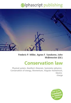 Produktbild von Conservation law