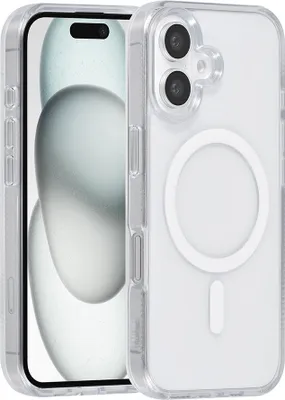 Immagine prodotto di Custodia posteriore TUNIQ per iPhone 16 - Silicone Magsafe - Bianco