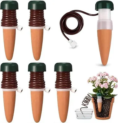 Produktbild von 6 Stück Wasserspender für Zimmerpflanzen, Bewässerungssystem für Pflanzen, selbstbewässerndes Bewässerungssystem, Bewässerungssystem