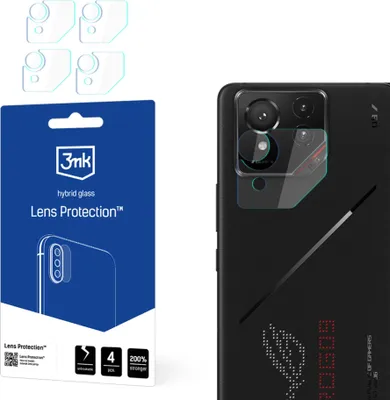 Obrázok produktu pre 3mk Hybridná sklenená ochrana objektívu pre objektív fotoaparátu ASUS ROG Phone 9 FE 0,16 mm 6H (4 ks)