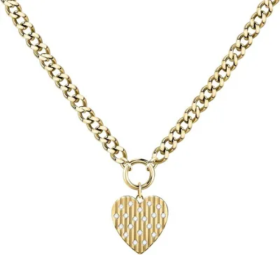 Immagine prodotto di Collana romantica dorata con cuore Incanto SAVA01