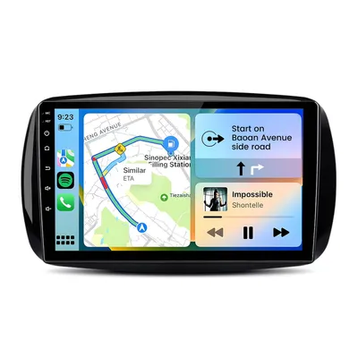 Immagine prodotto di Autoradio HEXINEX Android 15 per Mercedes Benz Smart 453 Fortwo (2014-2020) 9 pollici, 2 GB + 64 GB, 4 core, WLAN