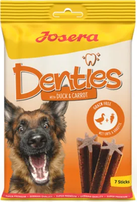 A bag of dog treats with a dog's face on it.