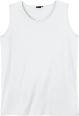 Produktbild von Adamo Fashion Tanktop Basic weiß Übergröße