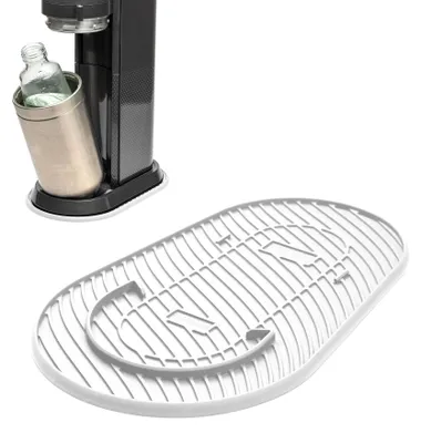 Imagen del producto de Mixcover Alfombrilla Silicona Bandeja Antigoteo para SodaStream Duo Blanca