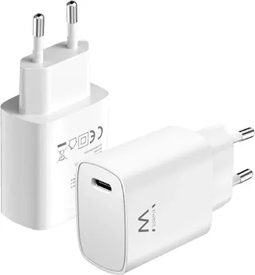 Immagine prodotto di Caricatore Usb-C Ewent 110-240V 1 Porta 20W