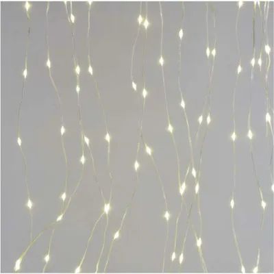 Obrázek produktu pro EMOS LED vánoční drop řetěz – záclona, 2,9x2 m, venkovní i vnitřní, teplá bílá, programy+timer, D3EW04