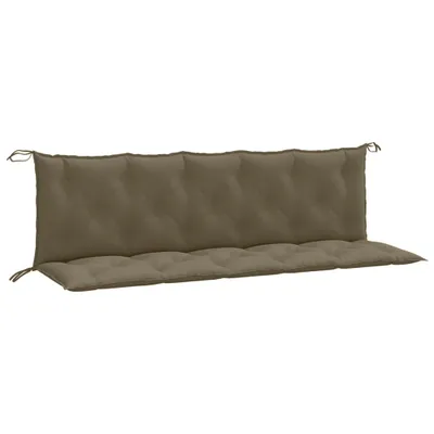 Zdjęcie produktu dla vidaXL Poduszki na ławkę ogrodową 2 szt. Tkanina Melange Taupe 180x50x7 cm