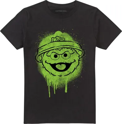 Image de Sesame Street - T-shirt Homme/Femme Unie TV20912 (S) (Noir)