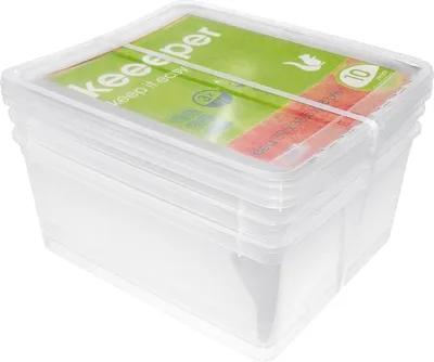 Image de KEEEPER Aufbewahrungsbox Bea 18l 39x33,5x18cm transparent 3er Set