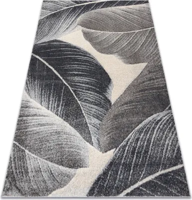 Produktbild von Teppich FUSION 8912 dunkelgrau - Gefieder, modern, abstrakt Grau 160x220 cm