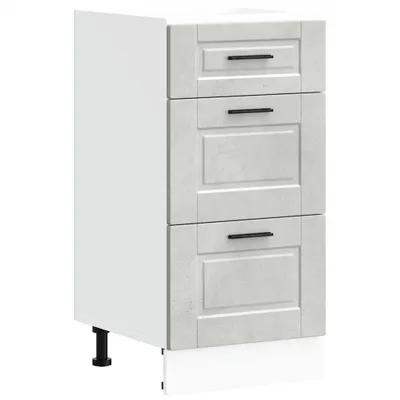 Immagine prodotto di Base da Cucina Porto Grigio Cemento in Legno Multistrato