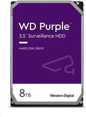 Image de WD PURPLE WD85PURZ 8 To SATA/600 256 Mo de cache, faible bruit, CMR
