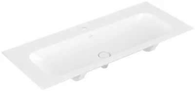 Immagine prodotto di Villeroy & Boch Finion lavabo armoire, sans trop-plein, 1 trou pour robinet, 1200x500mm, 4164C2RW, 4164C2RW