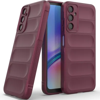 Produktbild von Handyhülle für Samsung Galaxy A05s Weich TPU Silikon Stossfest Anti-rutsch Hülle bordeaux